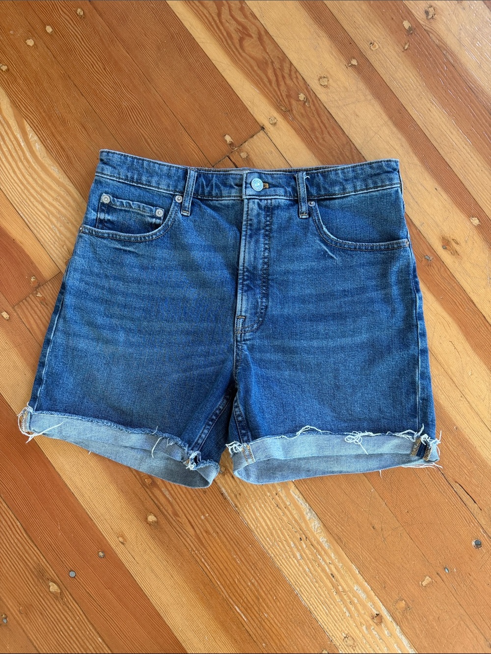 Everlane The Cheeky Short Jean Shorts Size 30